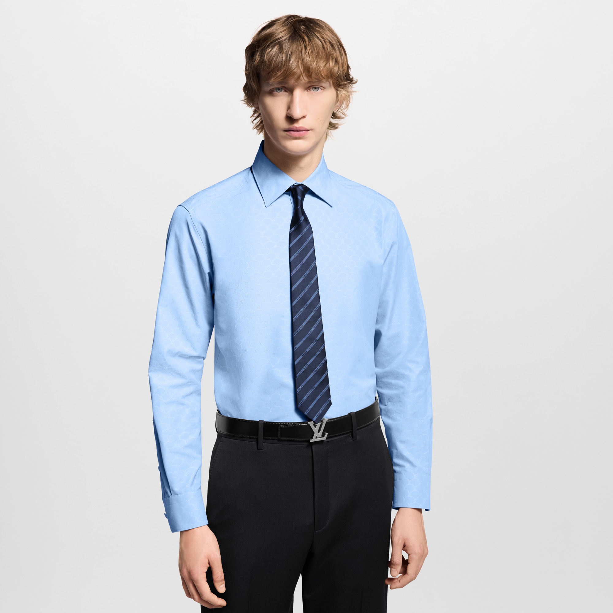 Marque L.Vuitton Deposée Stripes Tie S00 in Men