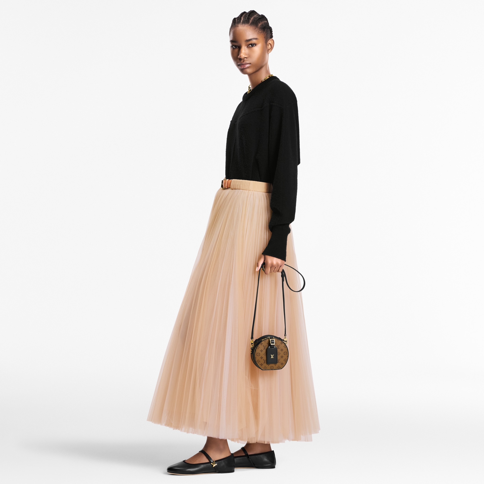 Mini Boite Chapeau Monogram Reverse Canvas in Women