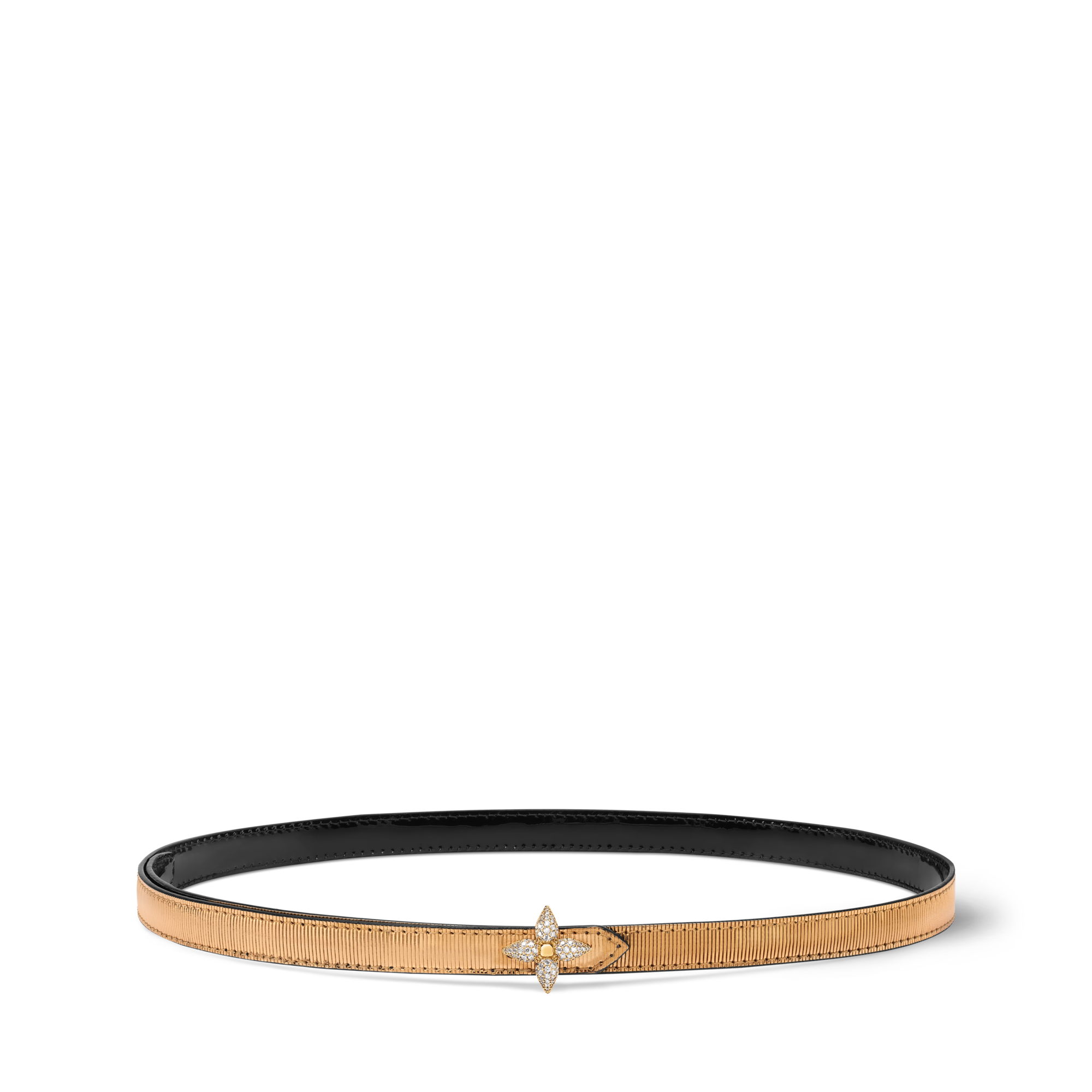 Mini Flowergram Reversible 15mm Belt  in Women