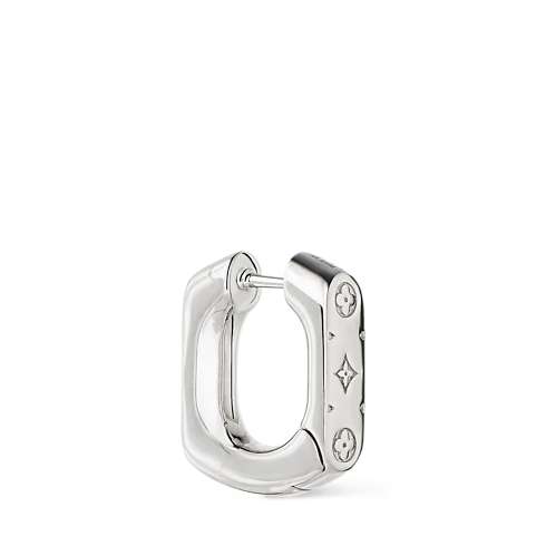 Mini Monogram Chain Single Earring S00 in Men's Fashion Jewelry All Fashion Jewelry collections by Louis Vuitton (Product zoom)