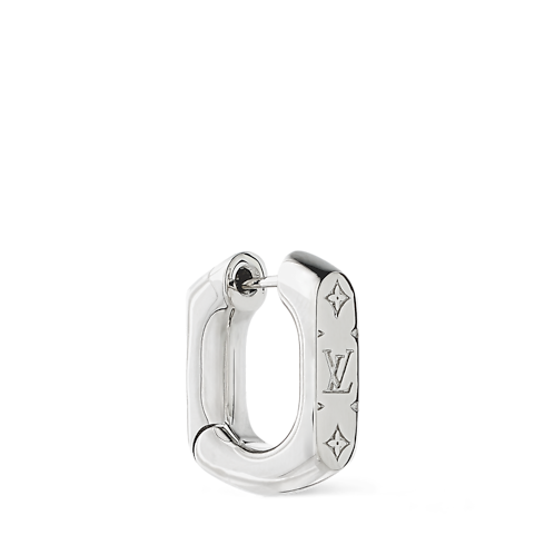 Mini Monogram Chain Single Earring S00 in Men's Fashion Jewelry All Fashion Jewelry collections by Louis Vuitton (Product zoom)