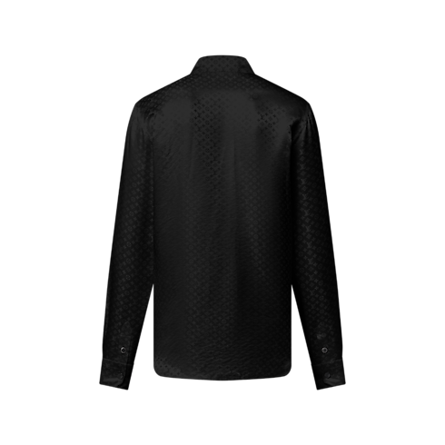 Mini Monogram Silk Evening Shirt in Men's Ready to Wear Shirts collections by Louis Vuitton (Product zoom)