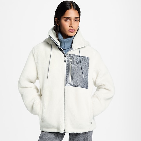 Monogram Accent Fleece Jacket cropped view