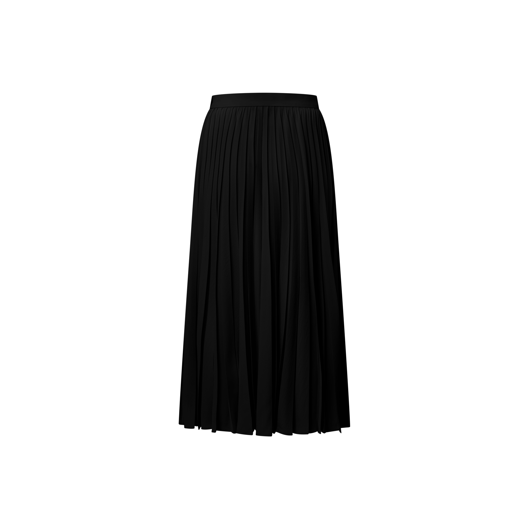 Monogram Accent Pleated Skirt  in Women