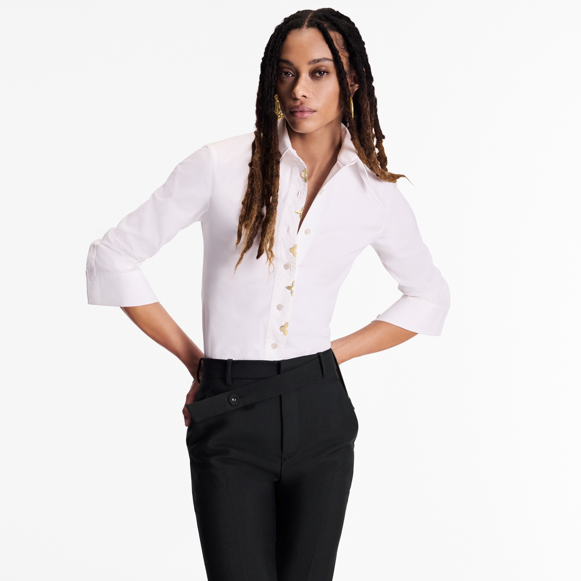 Monogram Accent Shirt  in Women