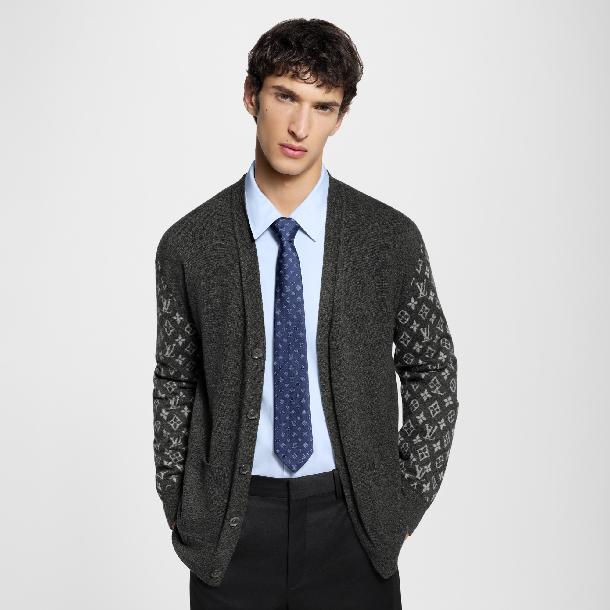 Monogram Blast Tie S00 in Men