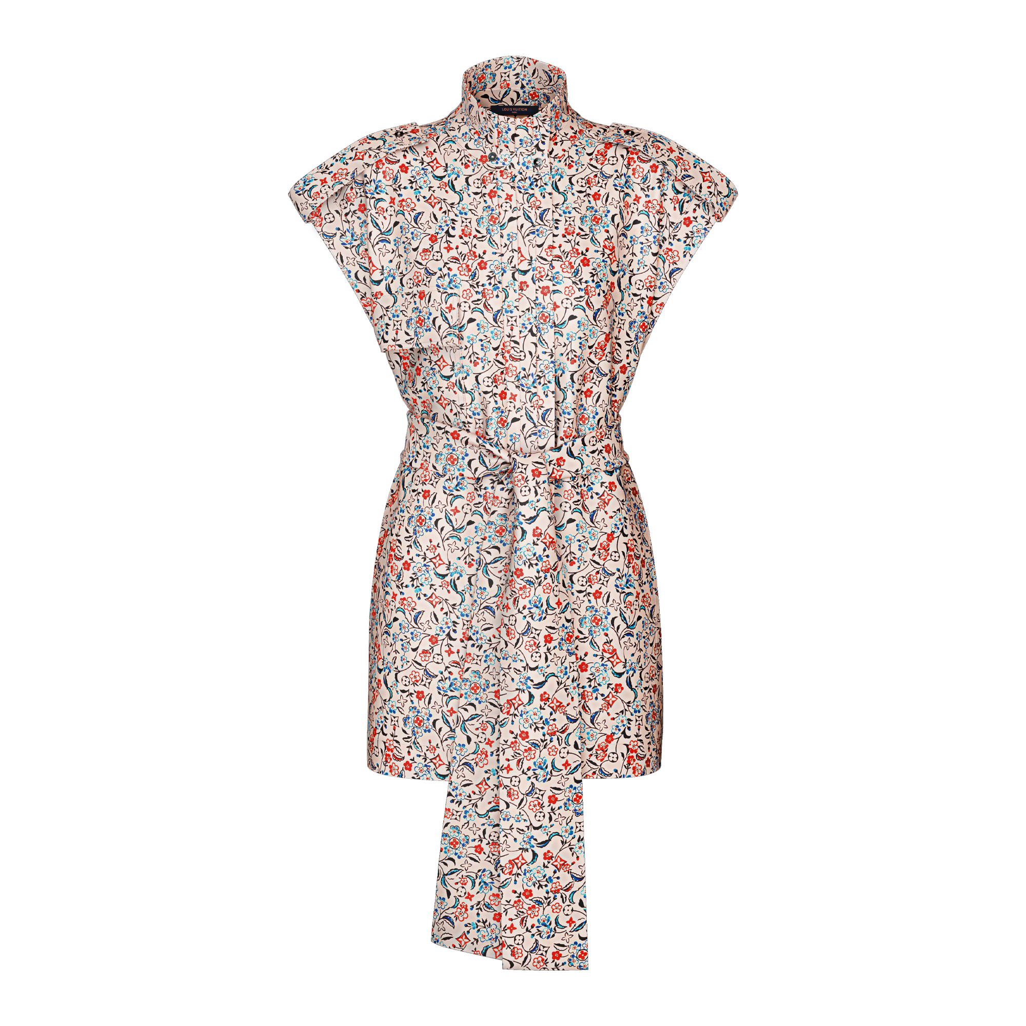 Monogram Bloom Belted Dress   in Women