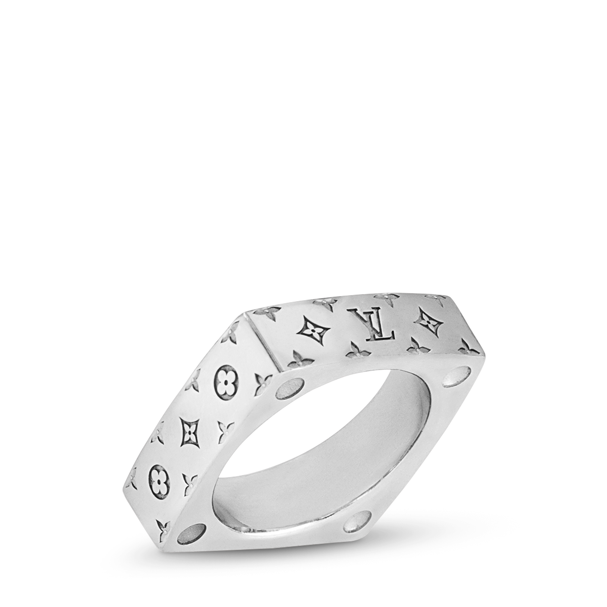 Monogram Bold Ring S00 in Men