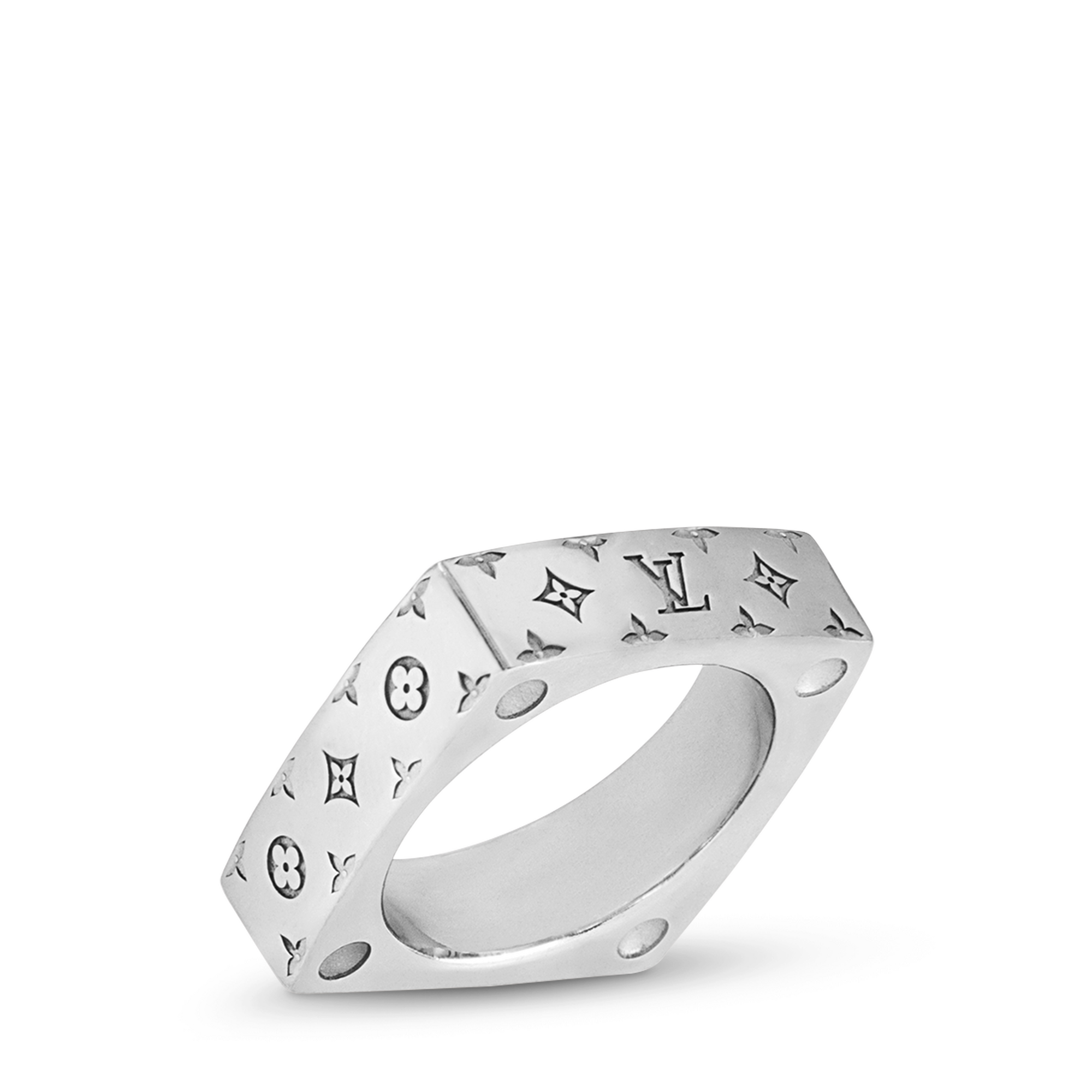 Monogram Bold Ring S00 in Men