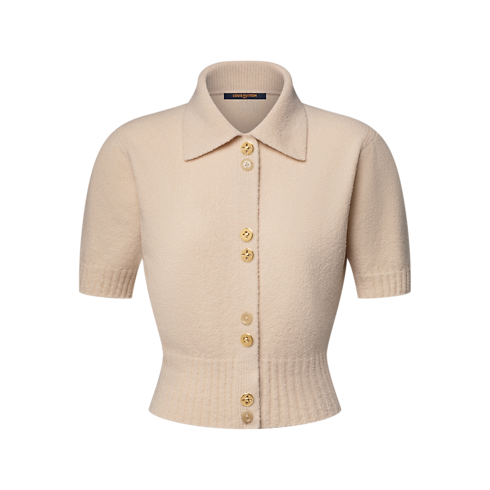 Monogram Button Knit Top in Women's Ready to Wear Tops collections by Louis Vuitton (Product zoom)