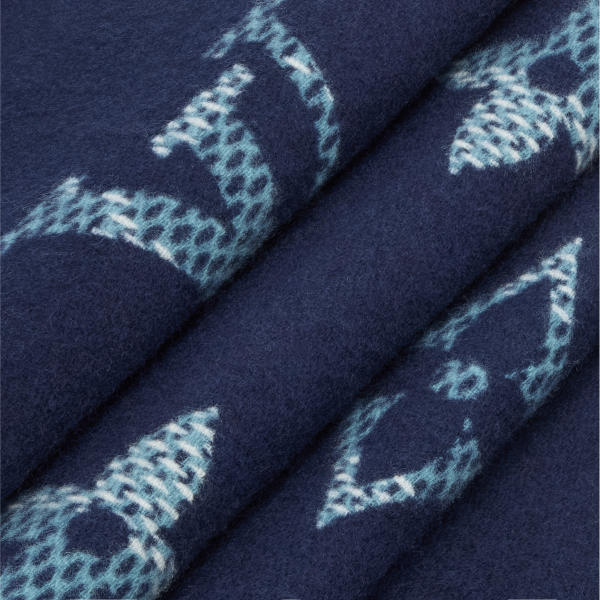 Monogram Check Scarf S00 in Men