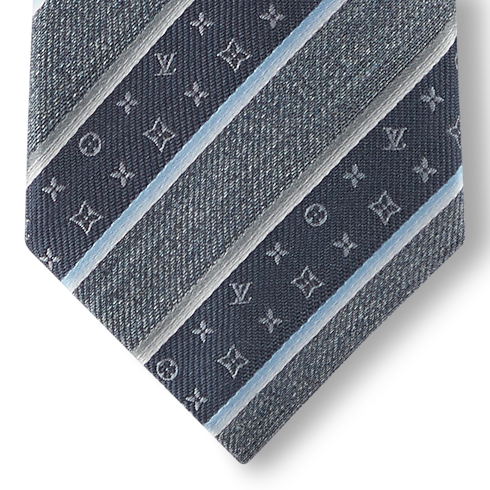 Monogram Classic Stripes Tie S00 in Men's Accessories Ties and Pocket Squares collections by Louis Vuitton (Product zoom)