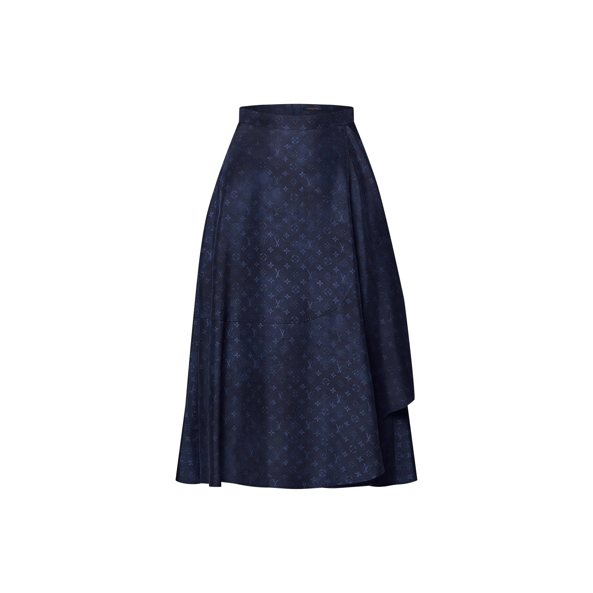 Monogram Cloud Pleat Detail Skirt  in Women