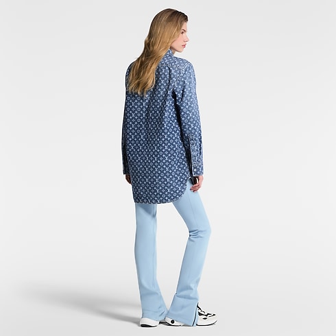 Monogram Denim Shirt in Women's Ready to Wear Tops collections by Louis Vuitton (Product zoom)