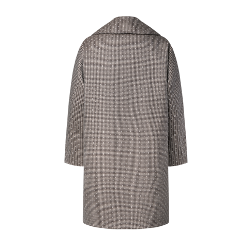 Monogram Duvet Coat back view