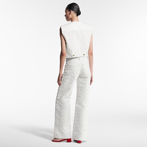 Monogram Fil Coupé Jeans in Women's Ready to Wear Pants collections by Louis Vuitton (Product zoom)