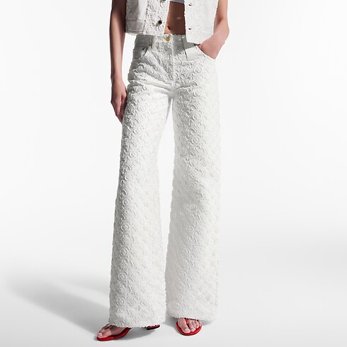 Monogram Fil Coupé Jeans in Women's Ready to Wear Pants collections by Louis Vuitton (Product zoom)