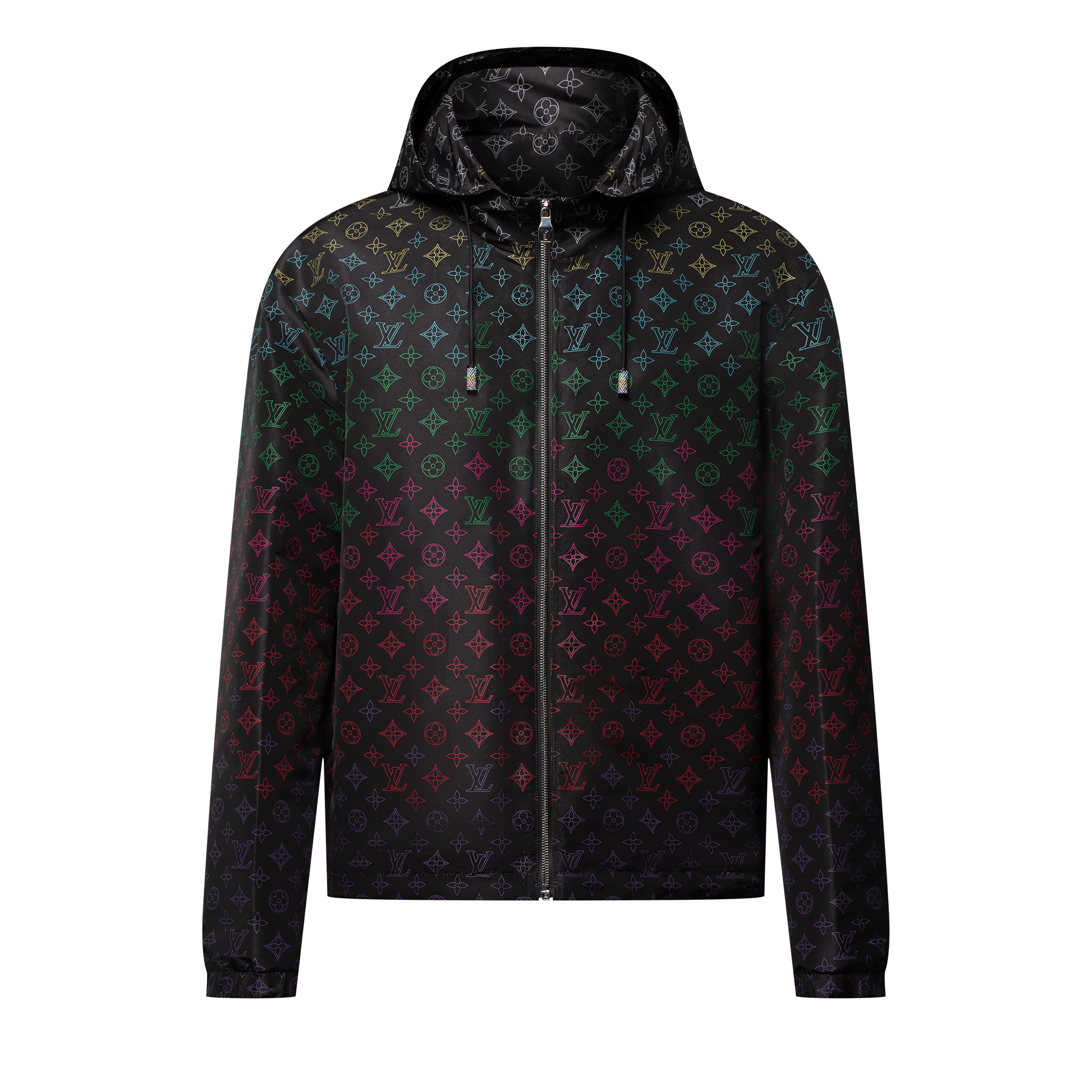 Monogram Flowers Gradient Printed Windbreaker  in Men