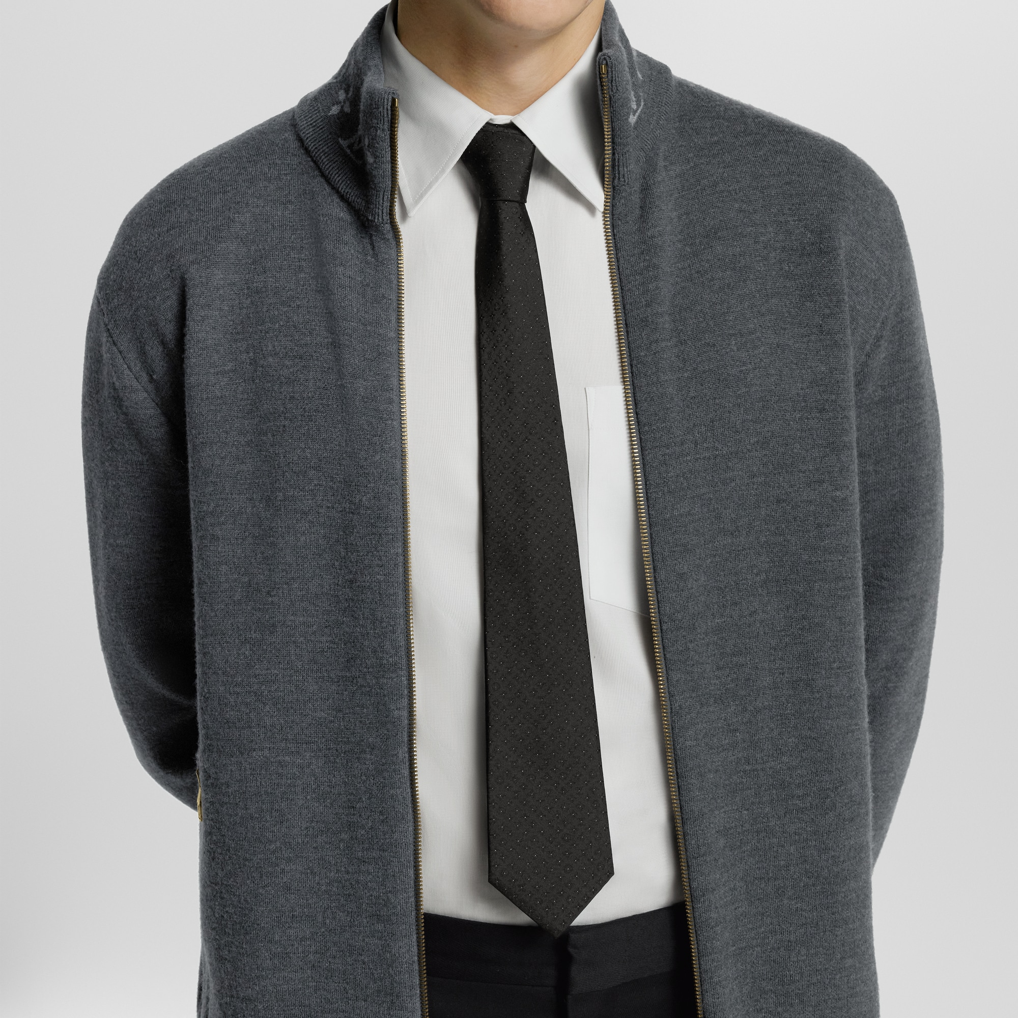 Monogram Gold Tie S00 in Men