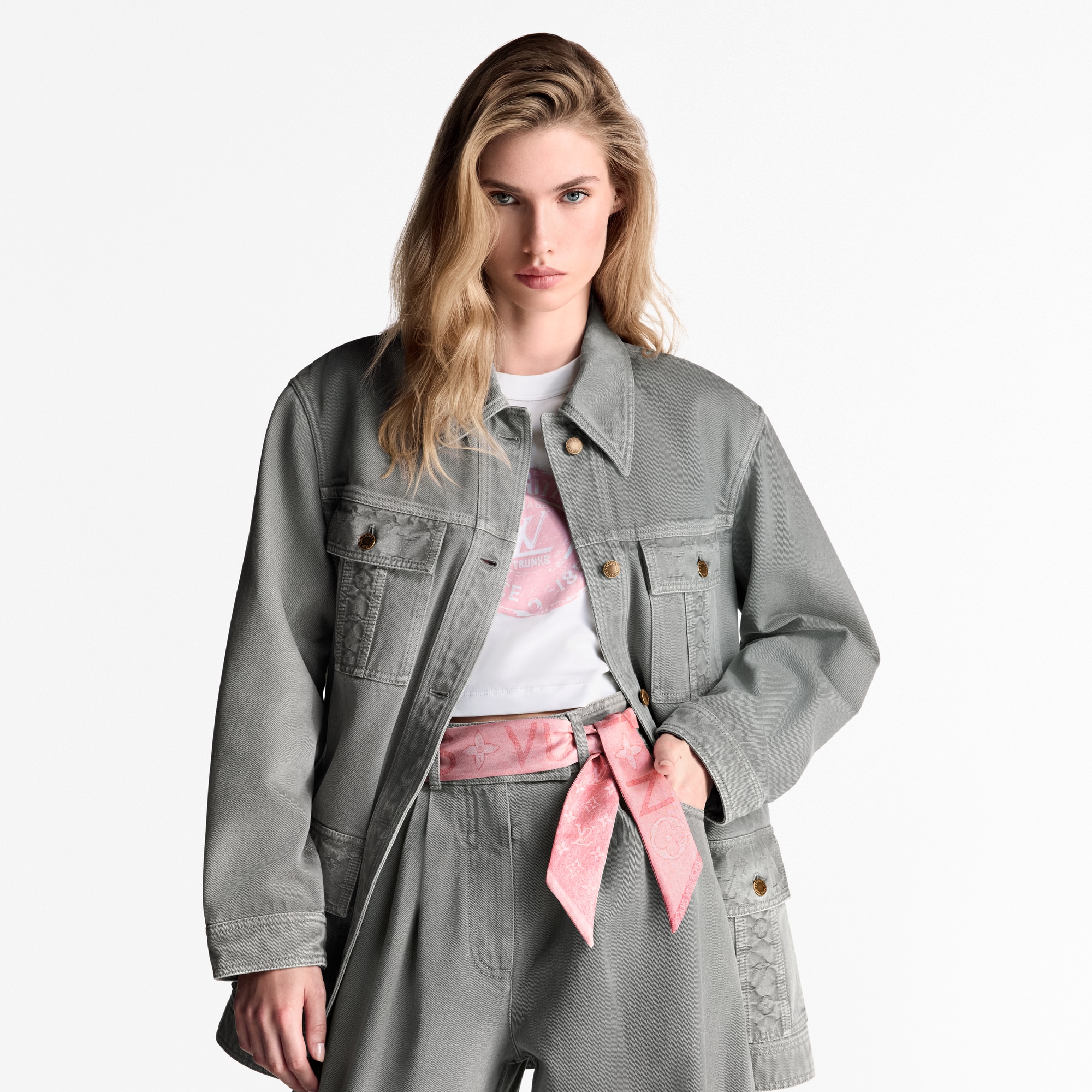 Monogram Infinity Denim  BB Bandeau S00 in Women