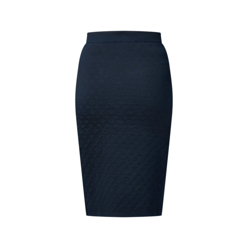 Monogram Jacquard Knit Skirt in Women's Ready to Wear Knitwear collections by Louis Vuitton (Product zoom)