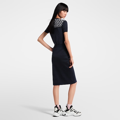 كنزة محبوكة من جاكار يحمل نقشة Monogram in النساء's الملابس البلايز collections by Louis Vuitton (تكبير صورة المنتج)