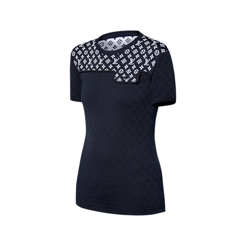 كنزة محبوكة من جاكار يحمل نقشة Monogram in النساء's الملابس البلايز collections by Louis Vuitton (تكبير صورة المنتج)