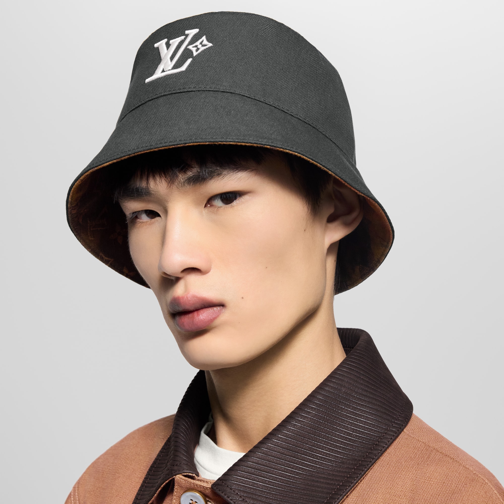 Monogram Landscape Reversible Bucket Hat S00 in Men