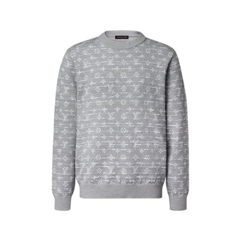Monogram Long-Sleeved Crewneck in Men's Ready to Wear All Ready-To-Wear collections by Louis Vuitton (Product zoom)