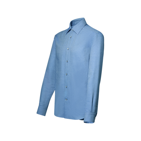 Monogram Long-Sleeved Shirt in Men's Ready to Wear Shirts collections by Louis Vuitton (Product zoom)