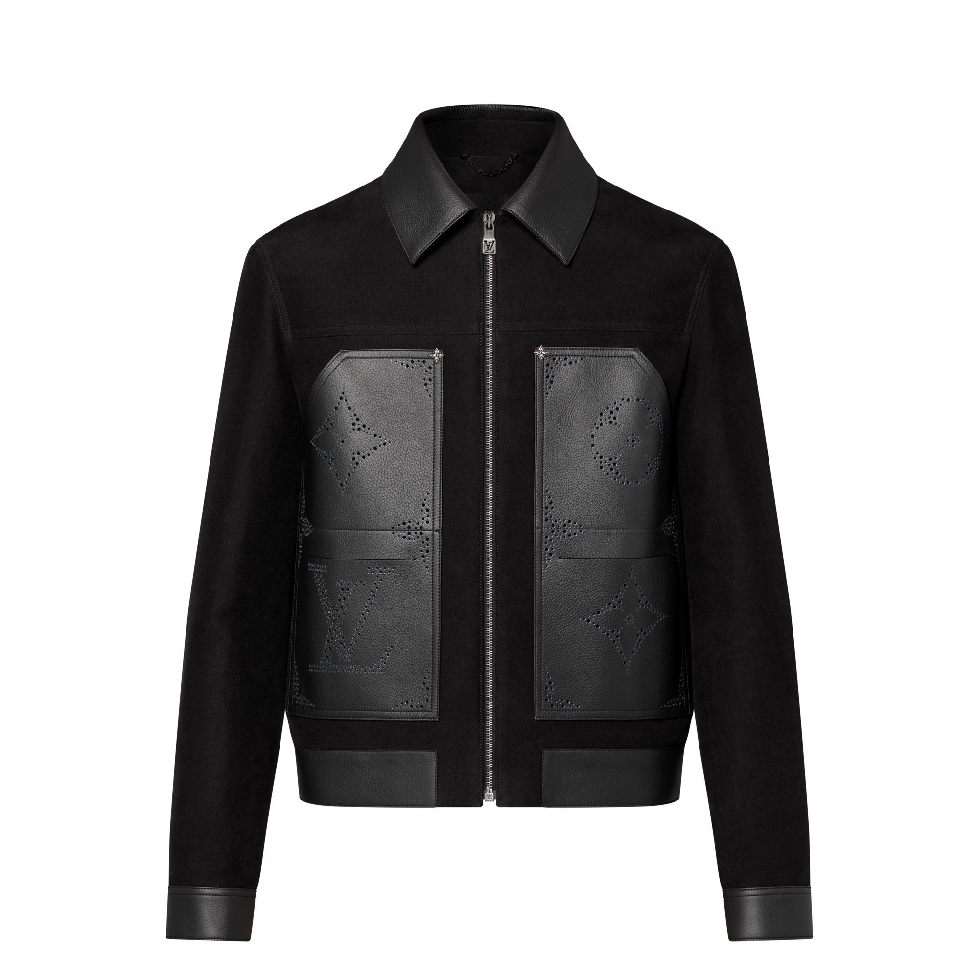Monogram Mix Leather Workwear Blouson  in Men