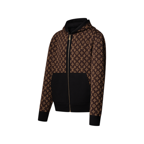 Monogram Reversible Double Face Knitted Hooded Blouson other view