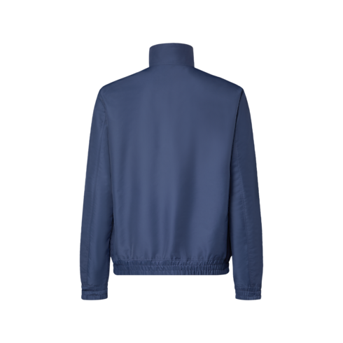 Monogram Reversible Nylon Tracktop back view