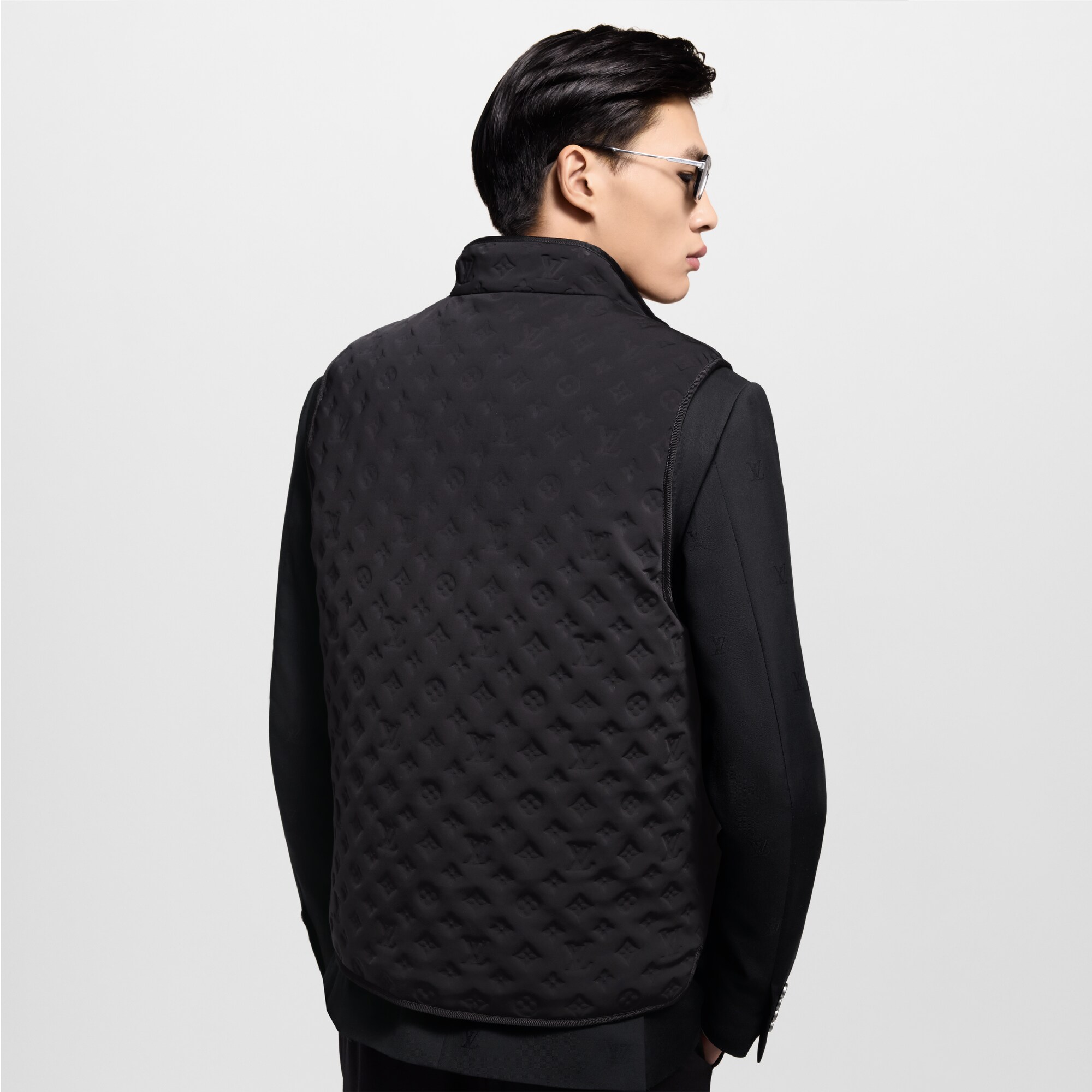 Monogram Reversible Padded Gilet  in Men