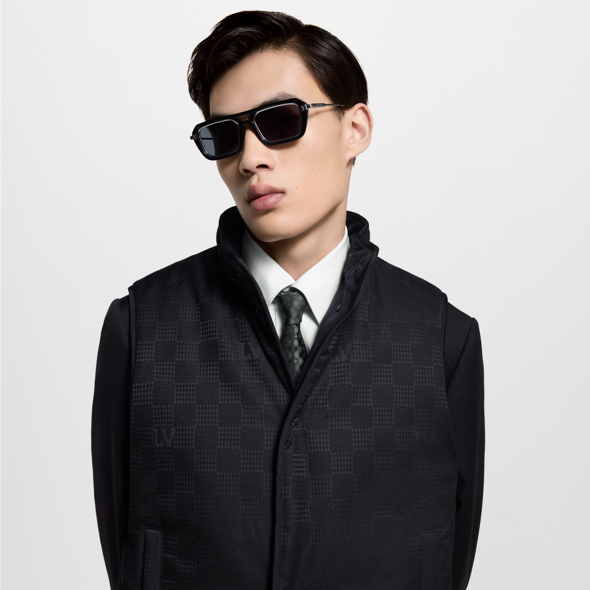 Monogram Reversible Padded Gilet  in Men