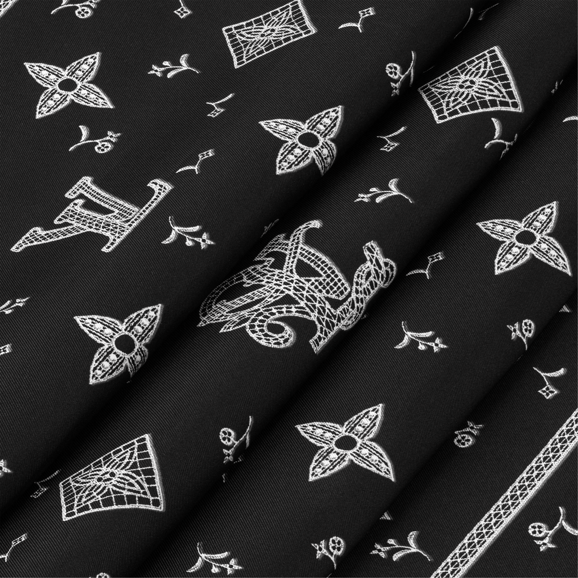 وشاح مربع Monogram Romance، مقاس 70 S00 in النساء