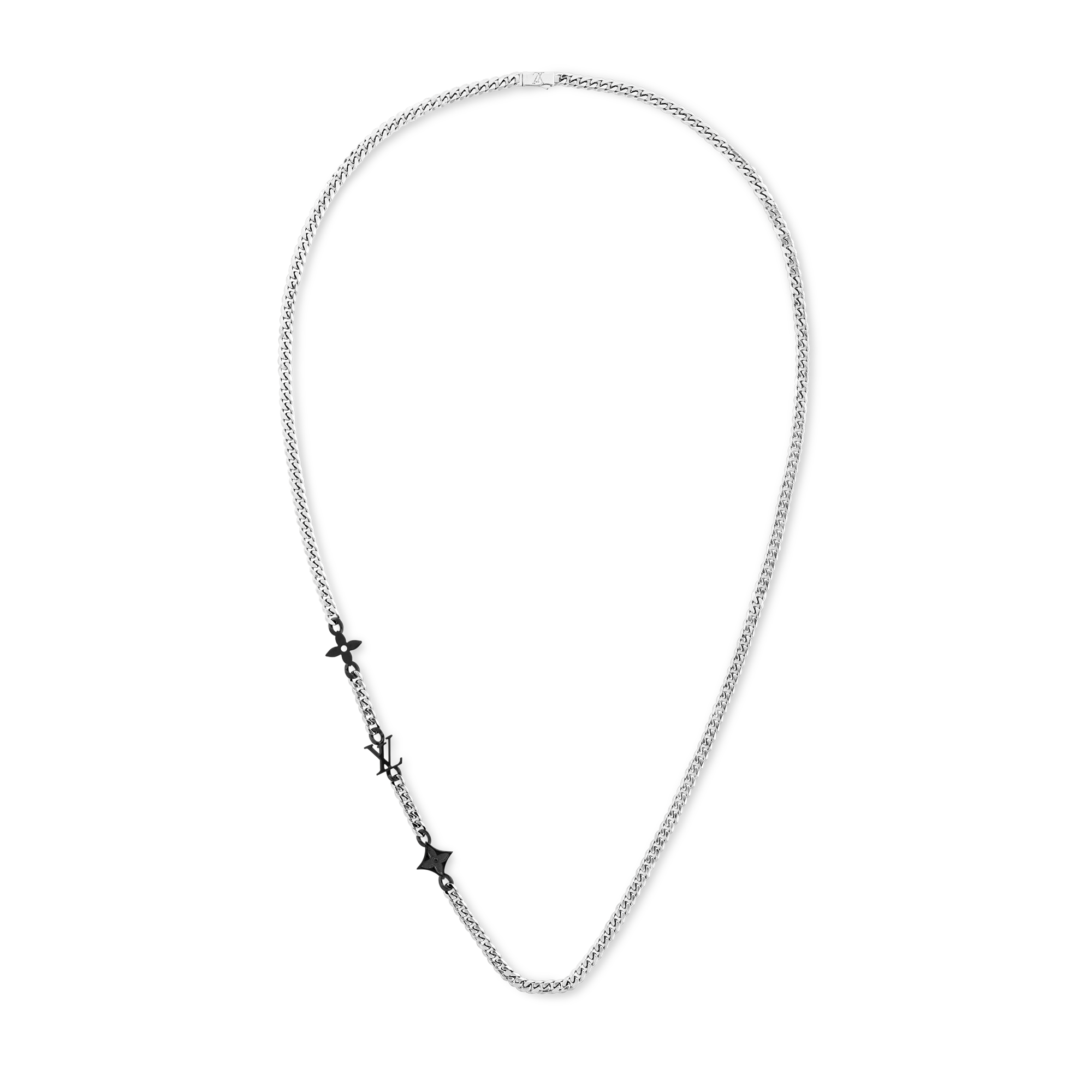 Monogram Row Necklace S00 in Men