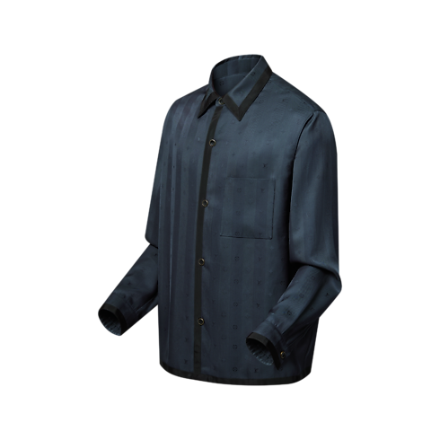 Monogram Silk Blend Pajama Shirt in Men's Ready to Wear All Ready-To-Wear collections by Louis Vuitton (Product zoom)