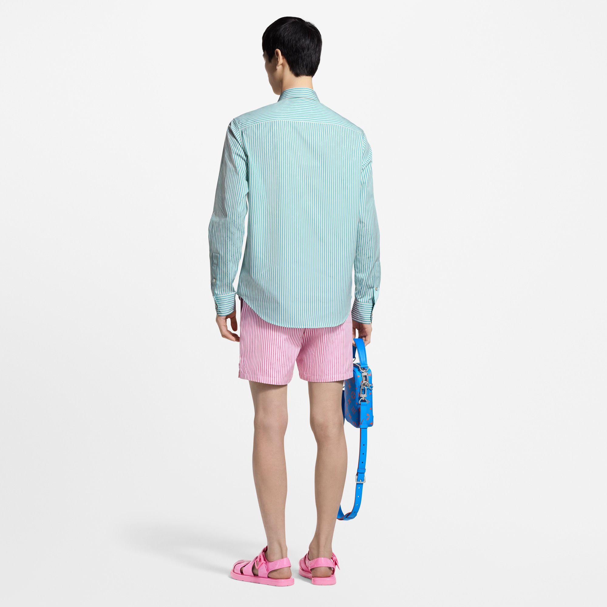 Monogram Striped Shirt  in Men