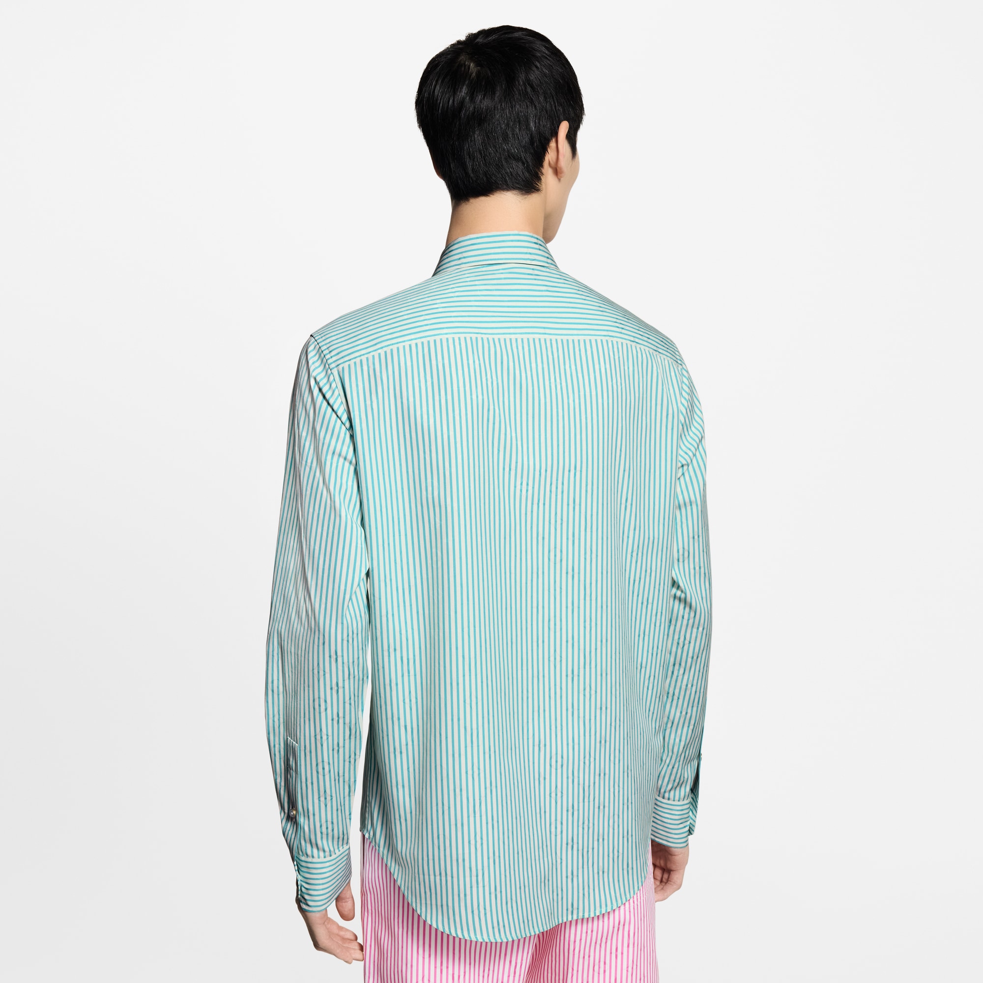 Monogram Striped Shirt  in Men
