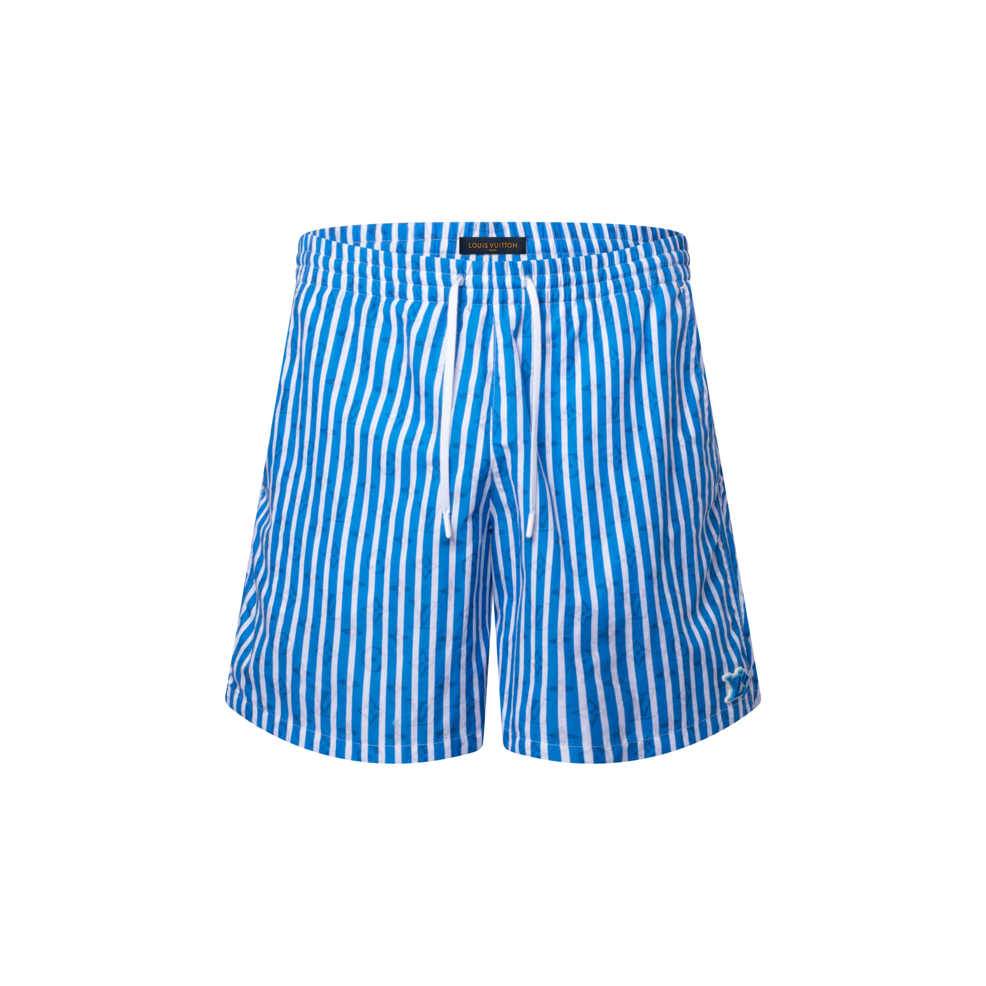 Monogram Striped Swim Shorts  in Men