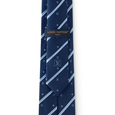 Monogram Stripes Tie S00 in Men's Accessories Ties and Pocket Squares collections by Louis Vuitton (Product zoom)