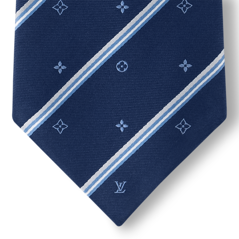 Monogram Stripes Tie S00 in Men's Accessories Ties and Pocket Squares collections by Louis Vuitton (Product zoom)