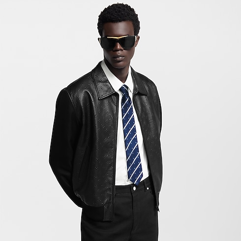 Monogram Stripes Tie S00 in Men's Accessories Ties and Pocket Squares collections by Louis Vuitton (Product zoom)