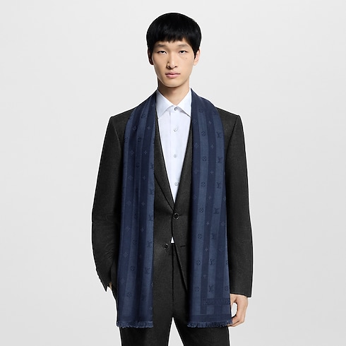 Monogram Stripy Stole S00 in Men's Accessories Scarves collections by Louis Vuitton (Product zoom)