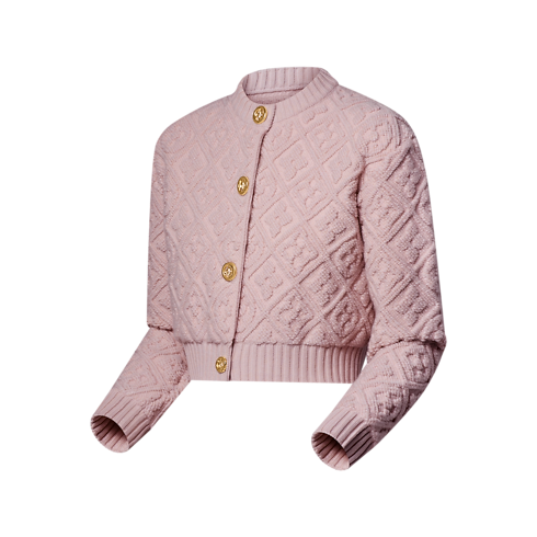 Monogram Toweling Cardigan side view