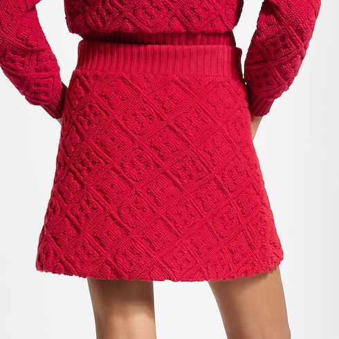 Monogram Toweling Mini Skirt cropped worn view