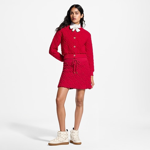 Monogram Toweling Mini Skirt worn view