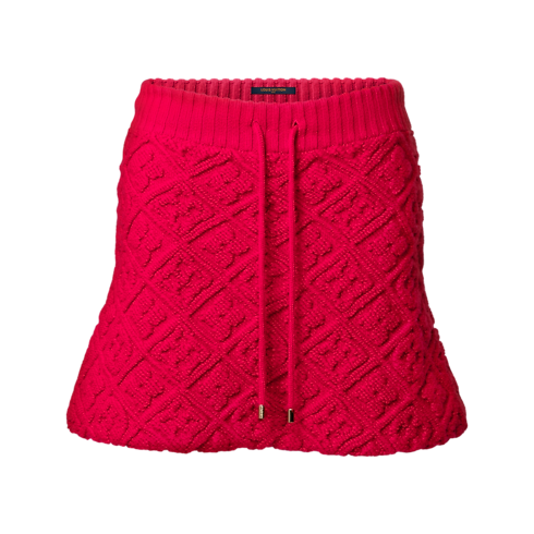 Monogram Toweling Mini Skirt front view