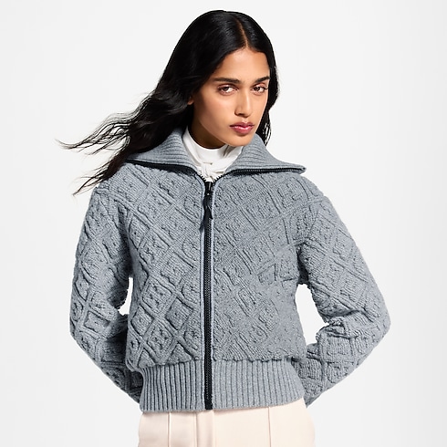Monogram Toweling Zip-Up Jacket cropped view